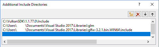 vs include dirs